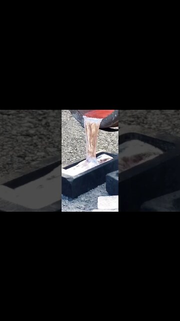 Melting and Pouring Metals Metal #fyp #shorts #viral #entertainment