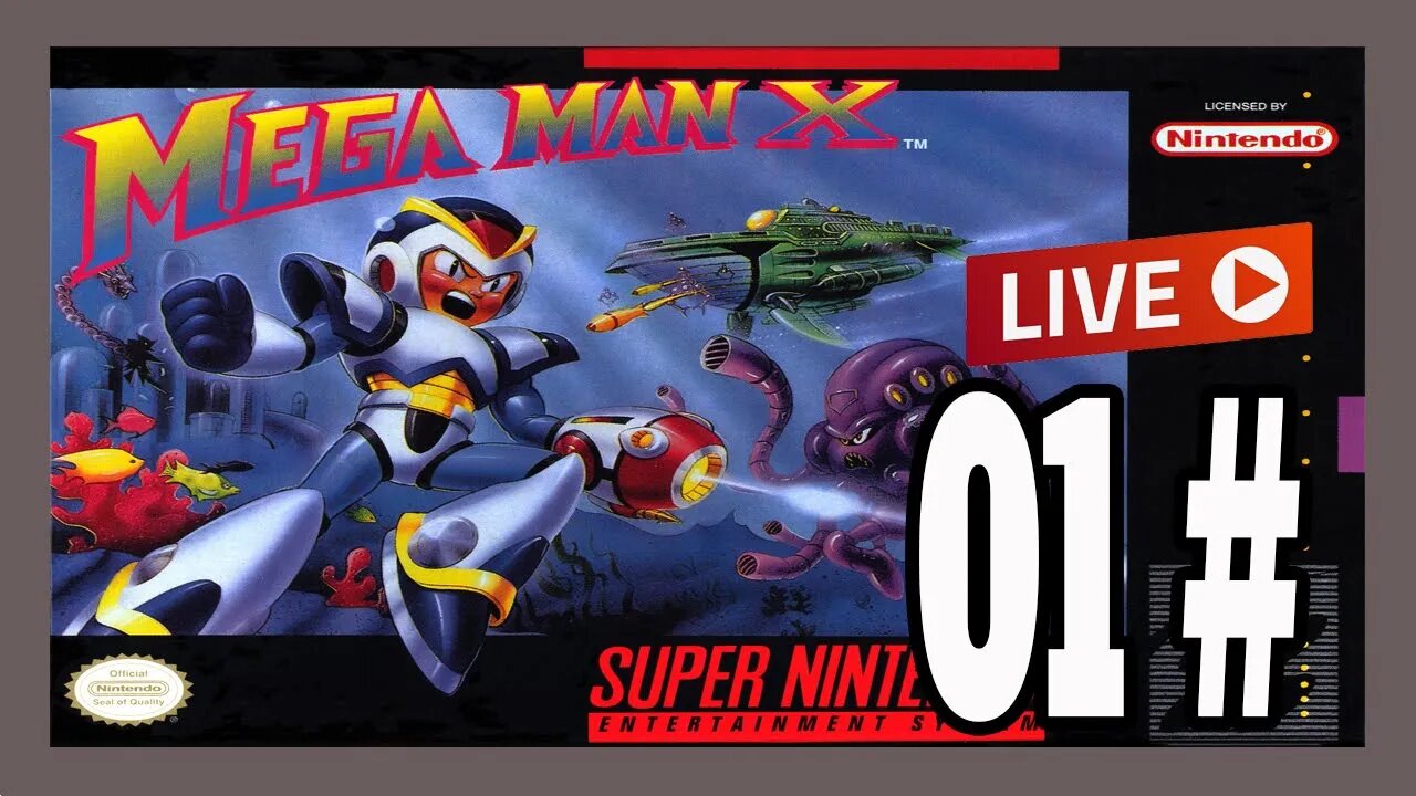 Mega Man X (SNES) 100% PARTE 1 (Inicio do game)