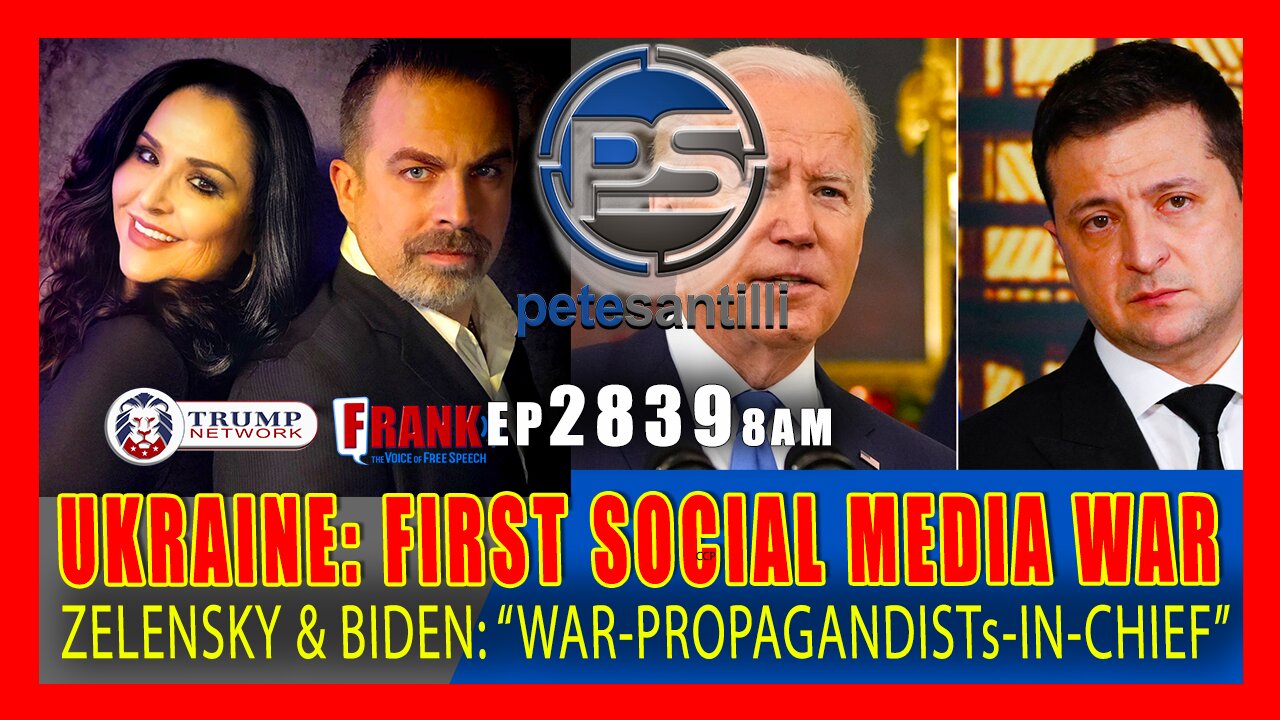 EP 2829-8AM ZELENSKY & BIDEN ARE PROPAGANDISTs-IN-CHIEF IN WORLD's FIRST SOCIAL MEDIA WAR