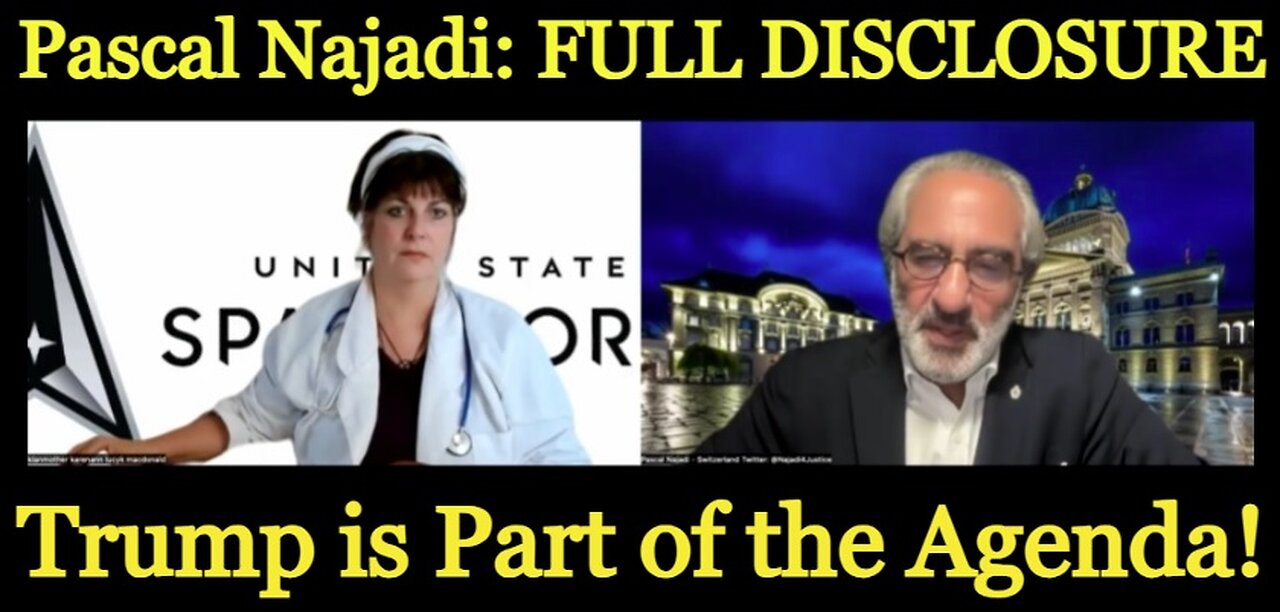 Pascal Najadi: FULL DISCLOSURE: Trump is Part of the Agenda!