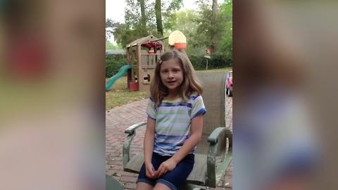 A Young Girl Tries To Sings “Let It Go” While Her Tot Sister Yells "Delicious"