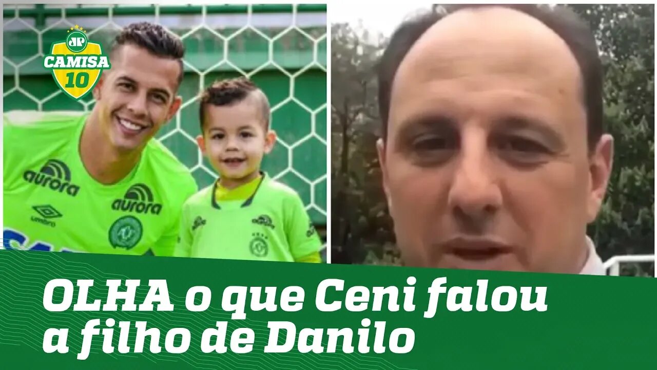 Exemplo! OLHA o que Ceni falou a filho de ex-goleiro da Chape!