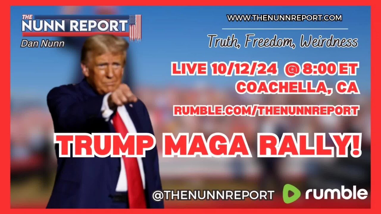 LIVE! Trump MAGA Rally - Coachella, CA