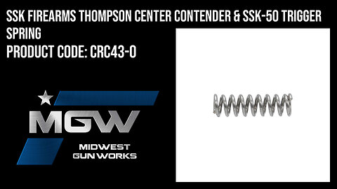 SSK Firearms Thompson Center Contender & SSK-50 Trigger Spring - CRC43-0