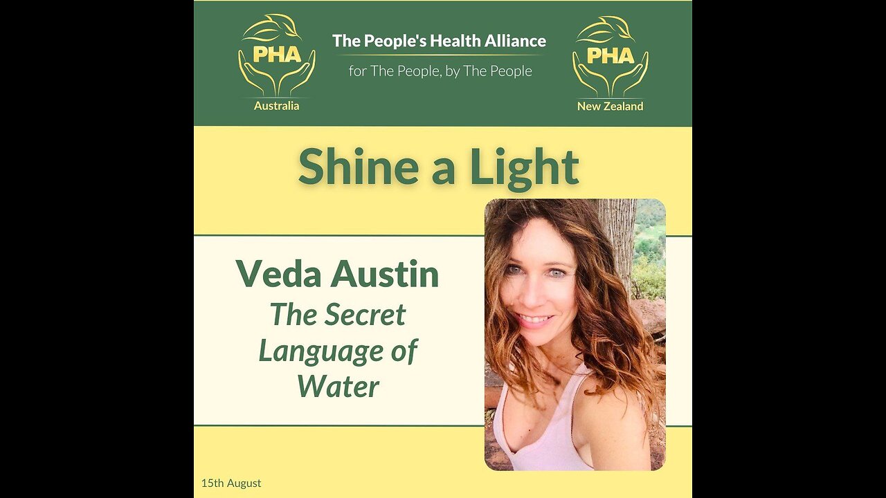 Shine a Light with Veda Austin - The Secret Language of Water