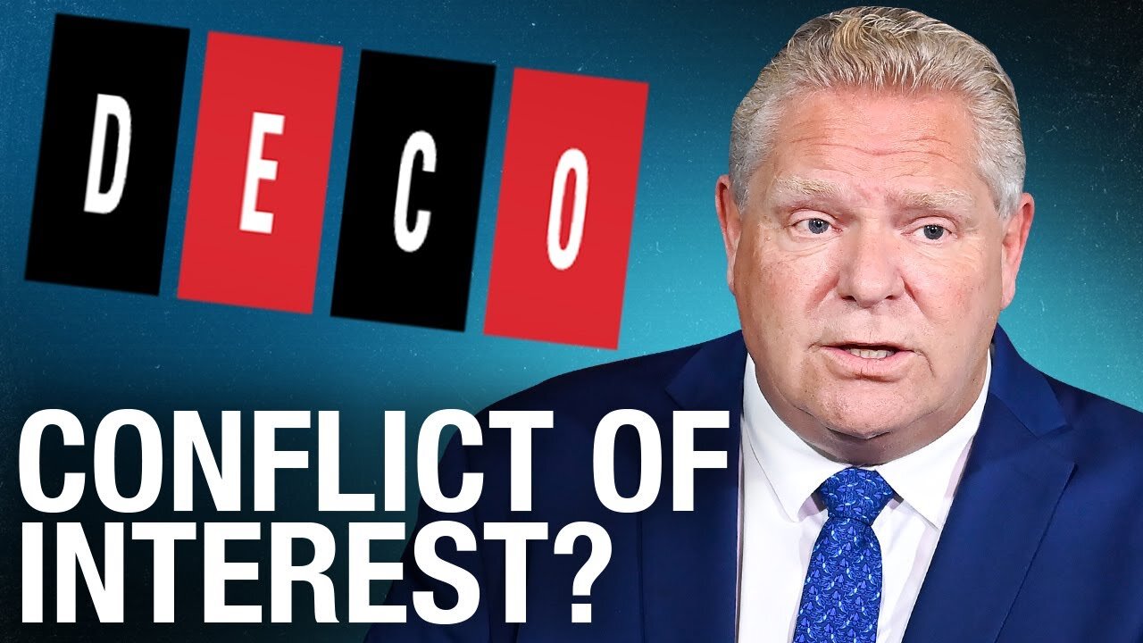 Does owning Deco Labels put Doug Ford in a sticky situation?