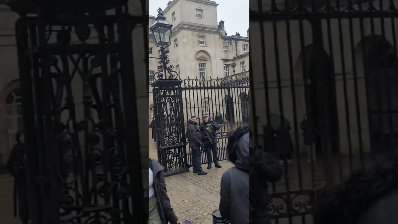 Make way Disrespectful tourist laugh #horseguardsparade