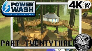 (PART 23) [Clean the Tree House] PowerWash Simulator 4k60