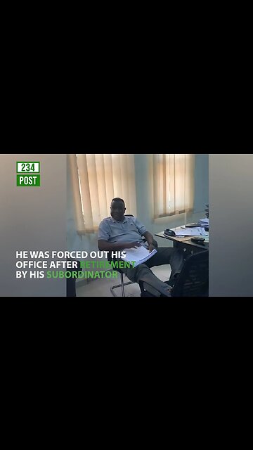 He Was Forced Out Of His Old Office After Retirement! Always Respect Others