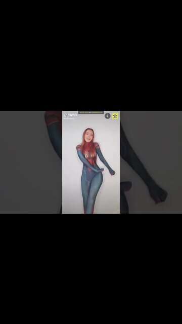 Rate the Girls: Best Spiderwoman Spidergirl TikTok Cosplay Contest #1c (Spiderman) 🕷💖