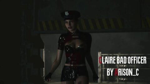 Resident Evil 2 Remake Claire Bad Officer Outfit