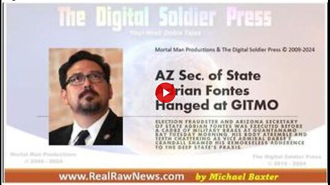 AZ Sec. of State Adrian Fontes Hanged at GITMO