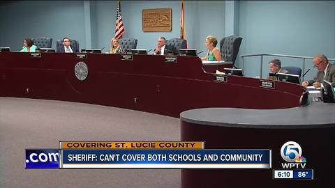 Sheriff Ken Mascara asks for additional money to place deputies in every school