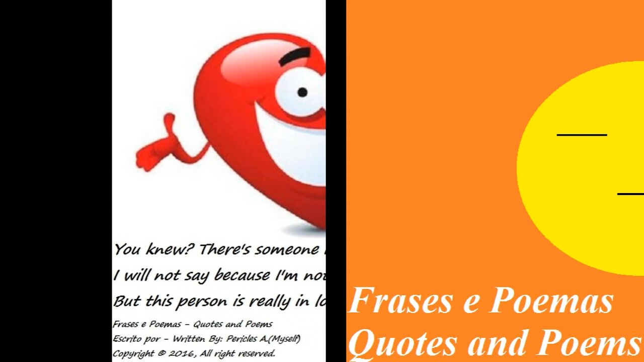 You knew? There's someone in love with you, seriously! [Quotes and Poems]