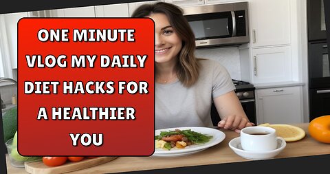 One Minute Vlog My Daily Diet Hacks for a Healthier You