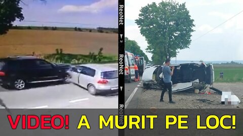 NU A AVUT NICIO ȘANSĂ DE SUPRAVIEȚUIRE! ACCIDENT DEOSEBIT DE GRAV ÎN NEAMȚ!