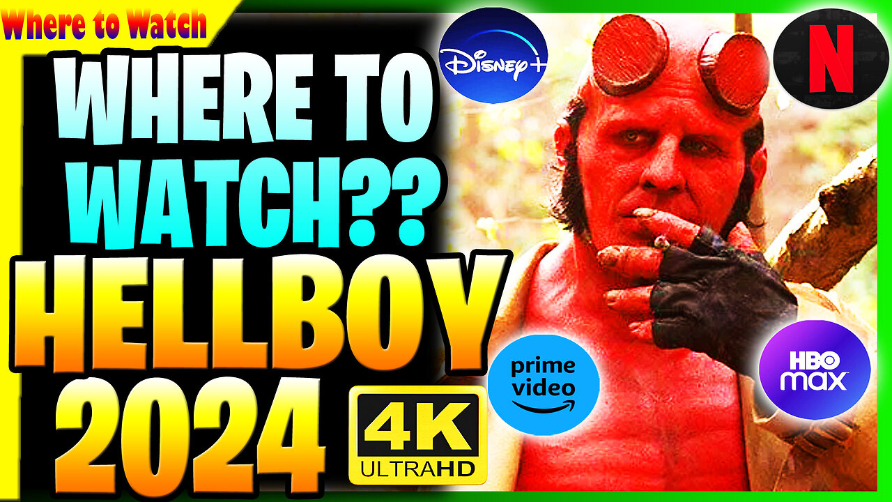 WHERE TO WATCH HELLBOY THE CROOKED MAN HD 4K! WHAT STREAMING WILL HELLBOY 2024 BE ON