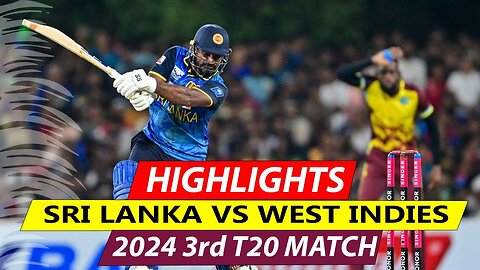 3rd T20I | Highlights | West Indies Tour Of Sri Lanka | Top News