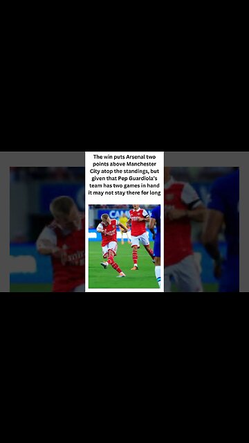 Martin Odegaard of Arsenal revels in scoring #short