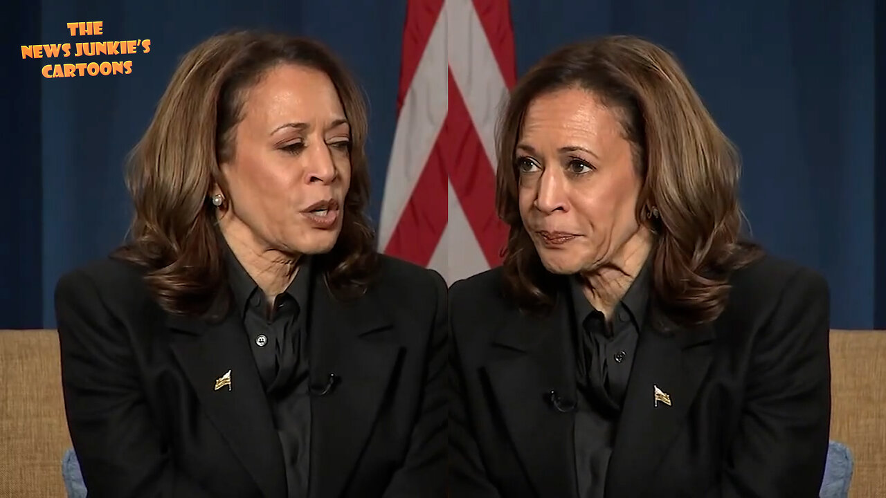 Democrat Kamala Harris repeats the same word salad as an answer for any question.