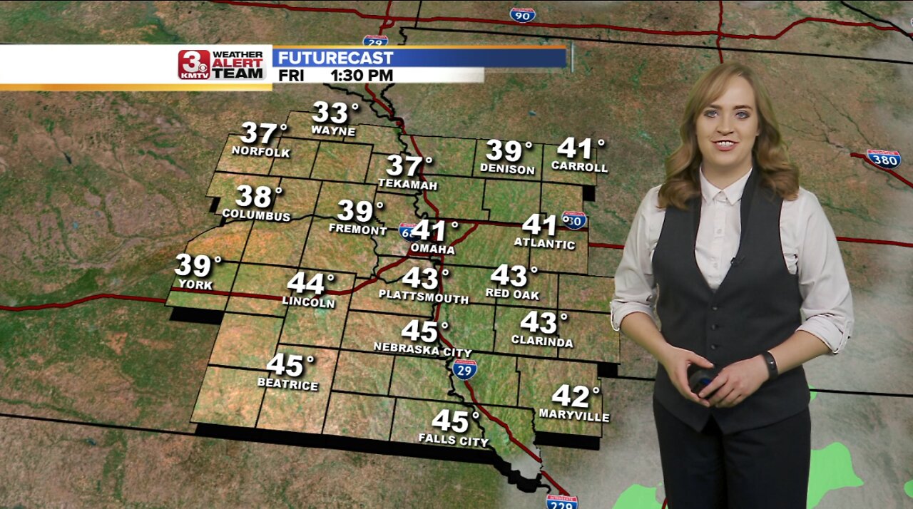 Audra's Afternoon Forecast