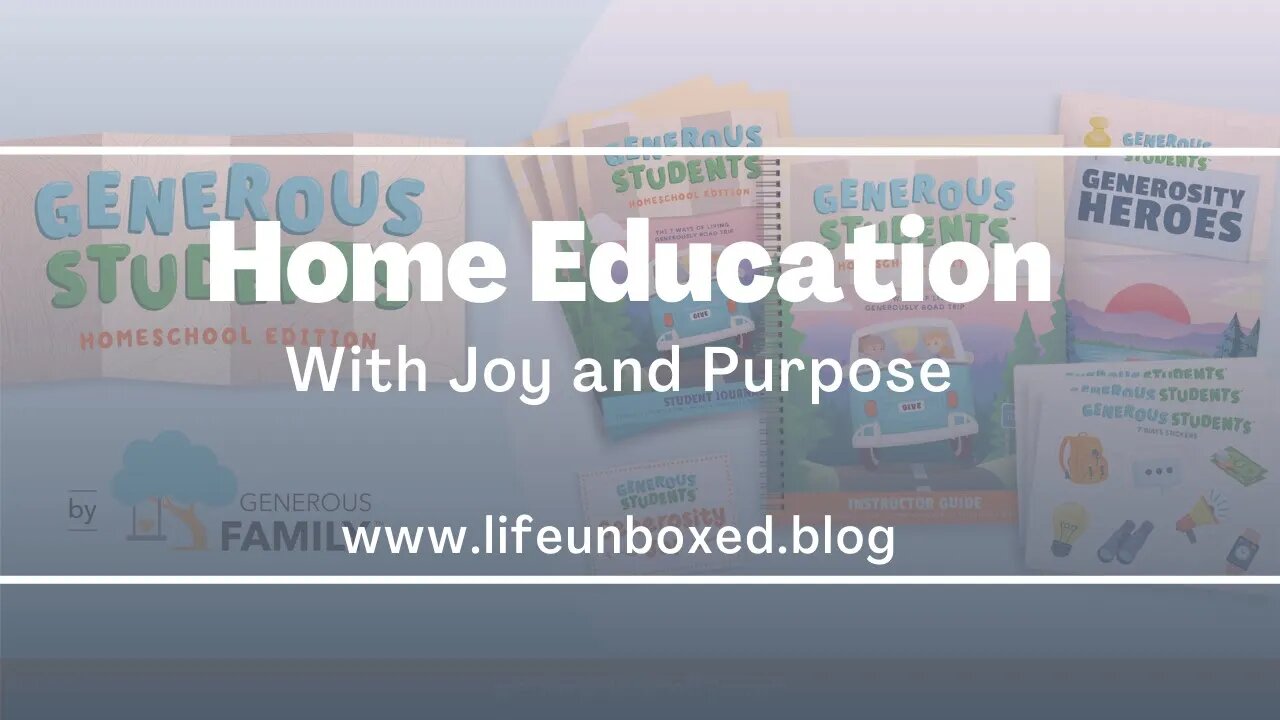 Home Education with Joy and Purpose