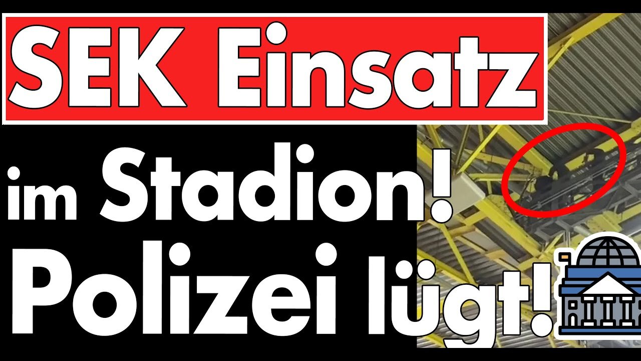 SEK greift ein: Polizei betont keine Gefahr während Deutschland-Spiel und lügt damit jeden an!