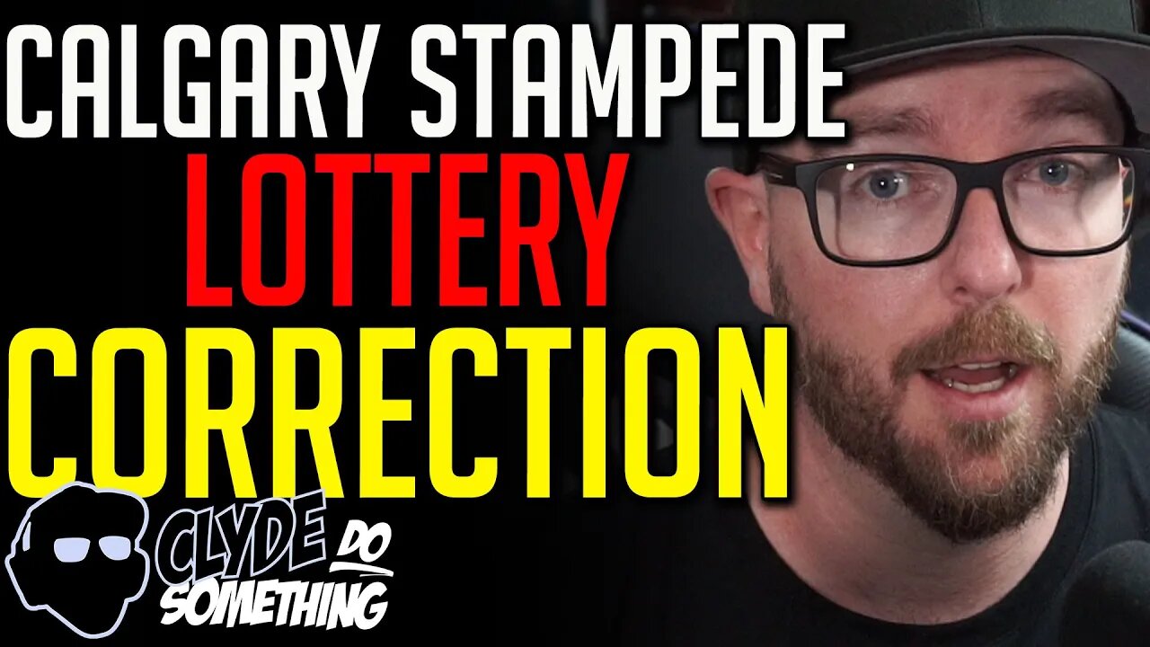 Correction on Calgary Stampede Lottery
