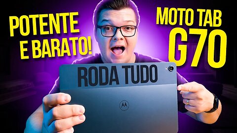 TABLET GAMER! MOTO TAB G70 É BARATO E RODA TUDO!!