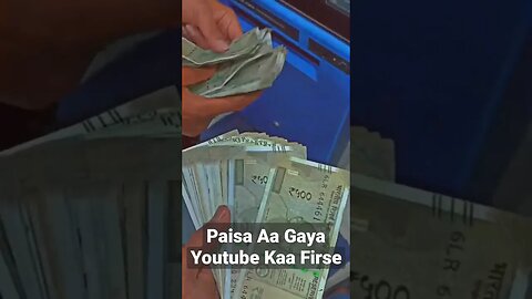 Aa Hi Gaya Paisa Firse Youtube Ka 💵🔥 #shortsfeed #youtubeshorts #freefireshorts #minivlog #viral