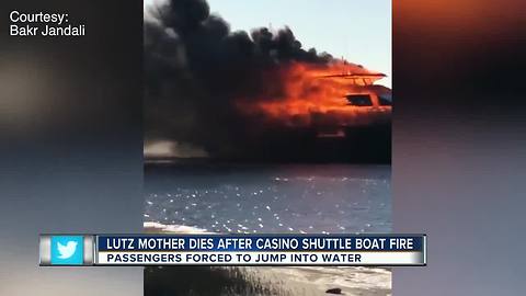 Lutz mother dies after casino shuttle boat fire