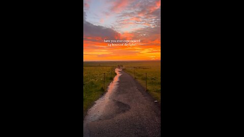 Iceland's Midnight Sun 🇮🇸 #iceland #midnightsun #iceland