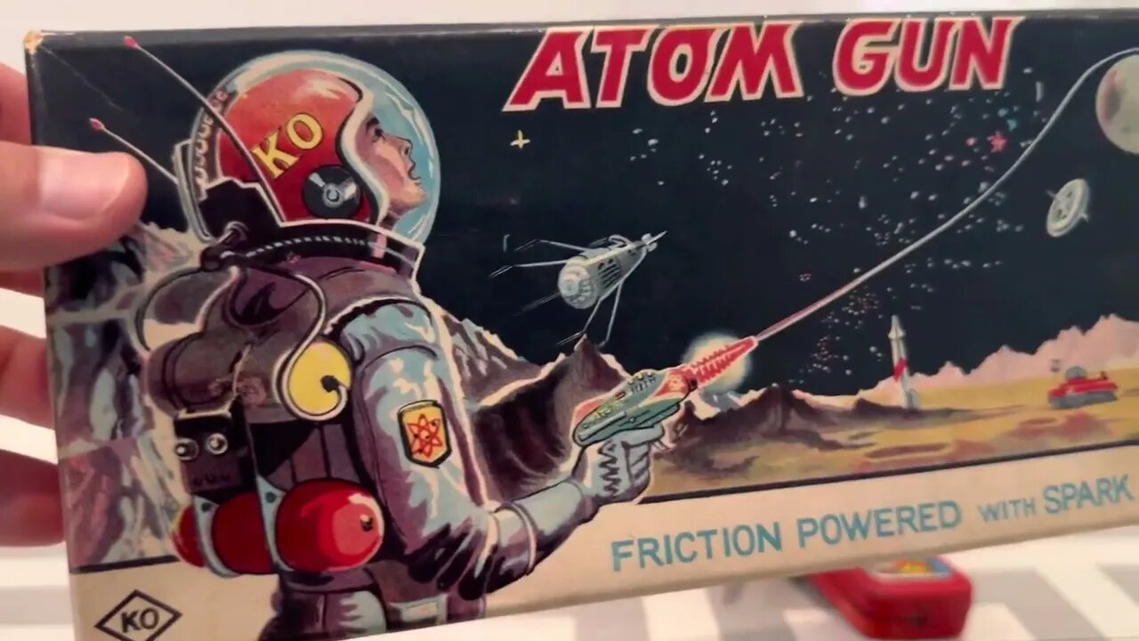 The Atom Gun with its never seen Original Box cost more than 2 real decked out AR-15’s 😵