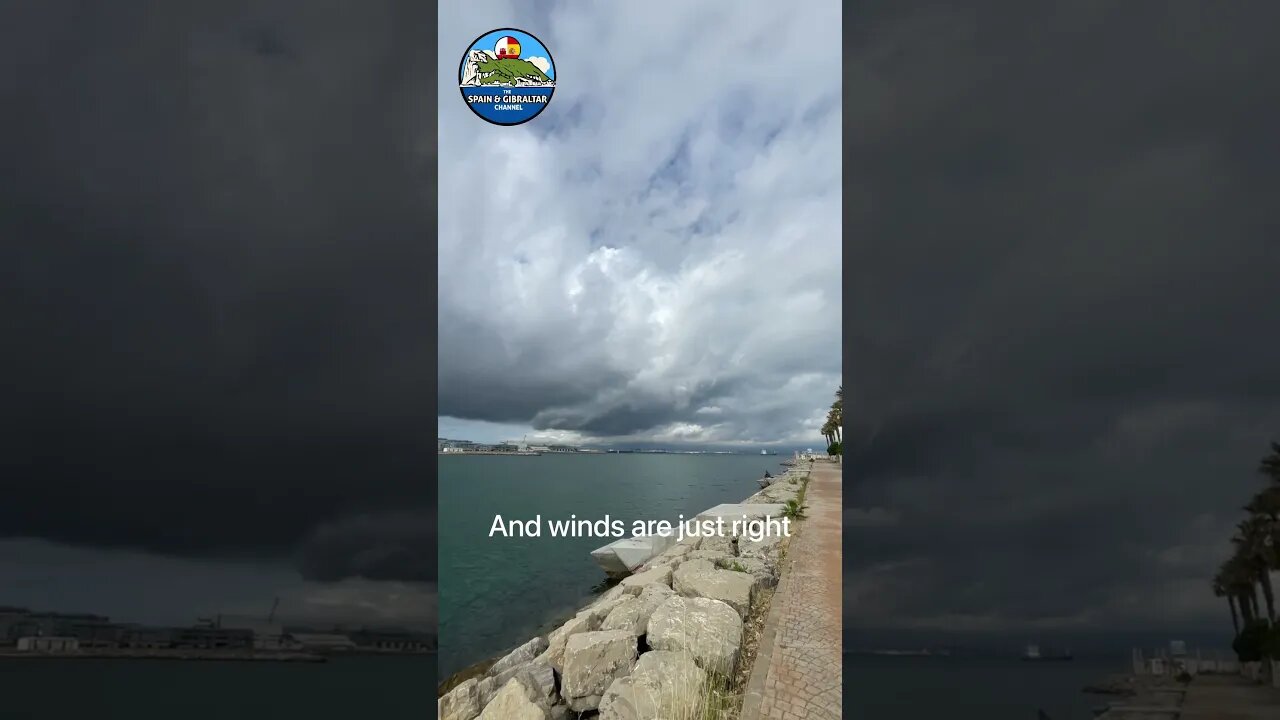 Dramatic Cloud Over Gibraltar Explanation