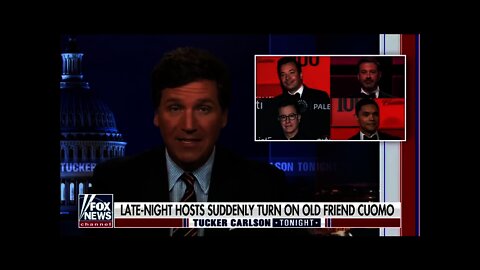 Tucker on Late Show Comics, Gov. Cuomo