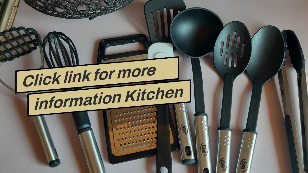 Click link for more information Kitchen Utensils Set Cooking Utensil Sets Kitchen Gadgets, Pots...