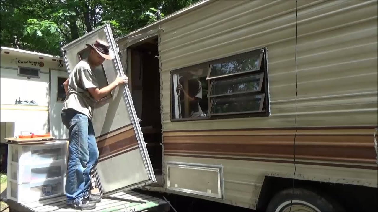 Camper Demolition Begins For My Tiny Home Frame