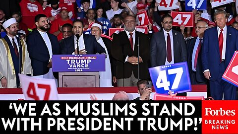 BREAKING NEWS Michigan Muslim Leaders Passionately Endorse Him At Michigan Rally