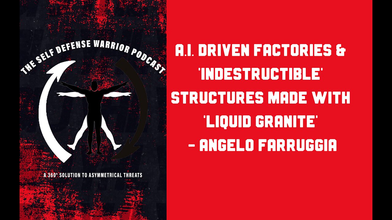 A.I. Driven Factories & 'Indestructible' Structures Made With 'Liquid Granite' - Angelo Farruggia Part One