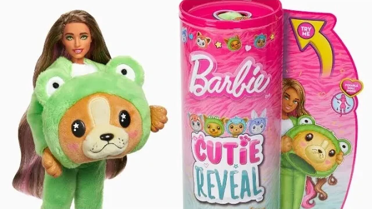 "Twinkle Shine X Green Frog Bubbles X Barbie Puppy In Froggy Costume"🤗⭐✨🐸Come See Cutie Reveal