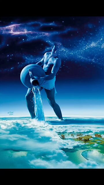 Age of Aquarius: the man with the water pitcher