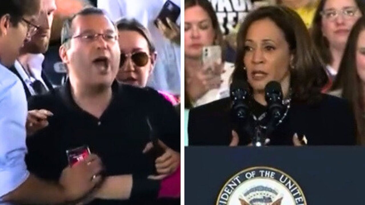 WATCH: Kamala Harris HECKLED During North Carolina Rally