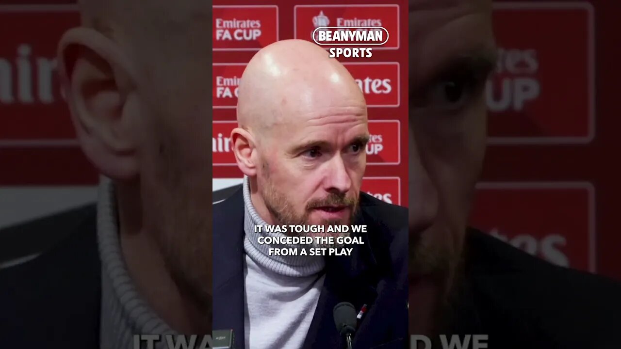 'Half time we should have been up! I can't remember a save from David in first half!' | Erik ten Hag