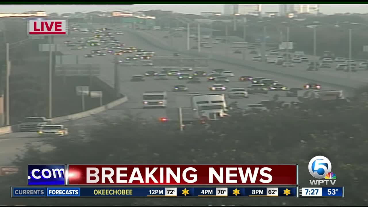 Fatal crash on I-95 southbound at Northlake Blvd. in Palm Beach Gardens