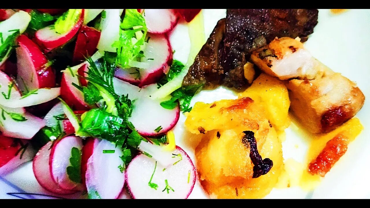 Жарим Грибочки с Картошечкой 🥔🍄 #shorts