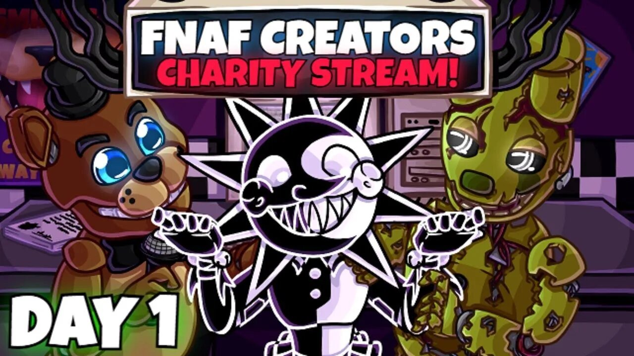 FNAFTuber Charity After Party (FNAF World) | 🔴 LIVE STREAM 🔴