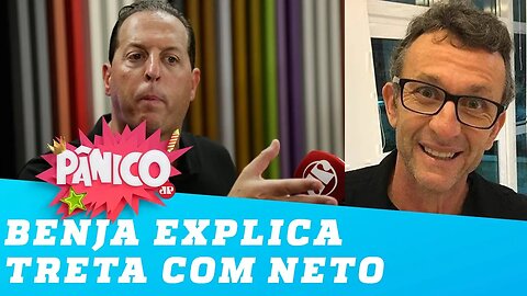 Benjamin Back fala sobre TRETA com Neto: 'O cara me f*** e eu tenho que perdoar?'