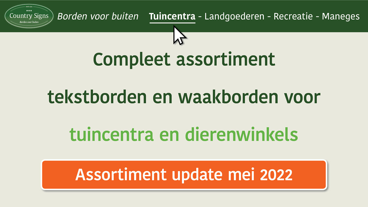 Update assortiment waakborden juni 2022