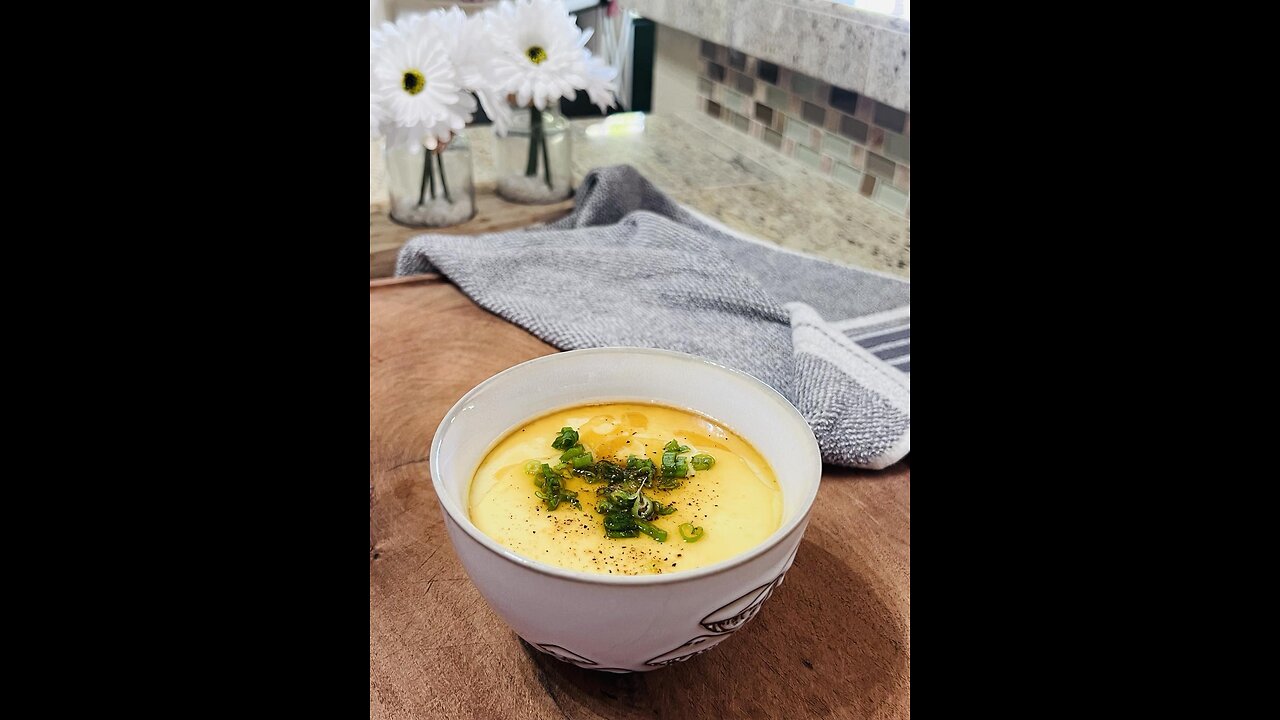 Chinese steamed egg pudding
