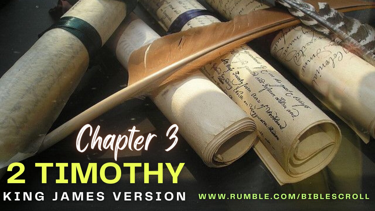 2 Timothy Chapter 3 | Biblescroll